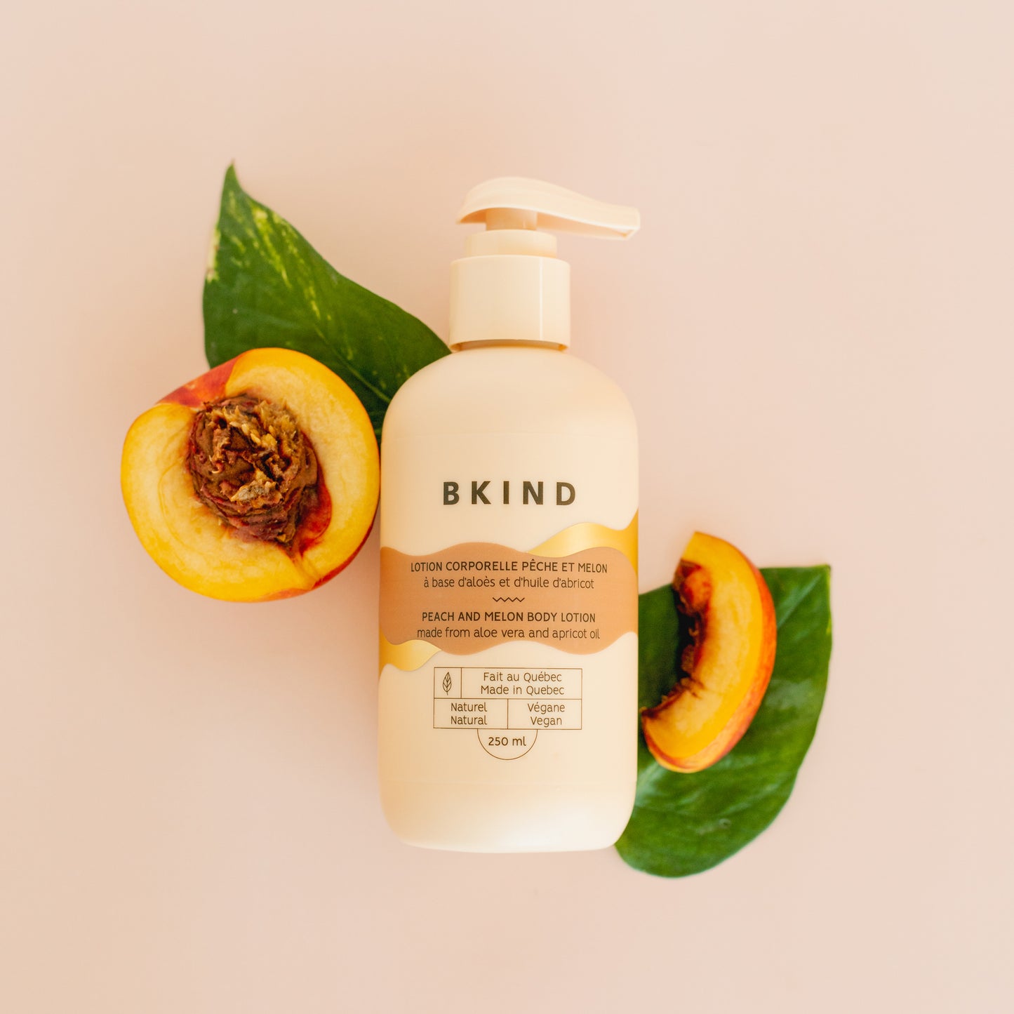 Lotion corporelle hydratante - Pêche et melon