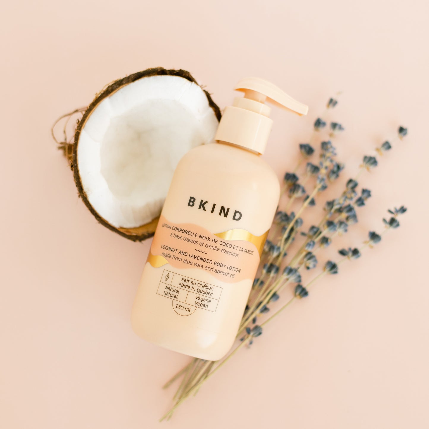 Lotion corporelle hydratante - Noix de coco et lavande