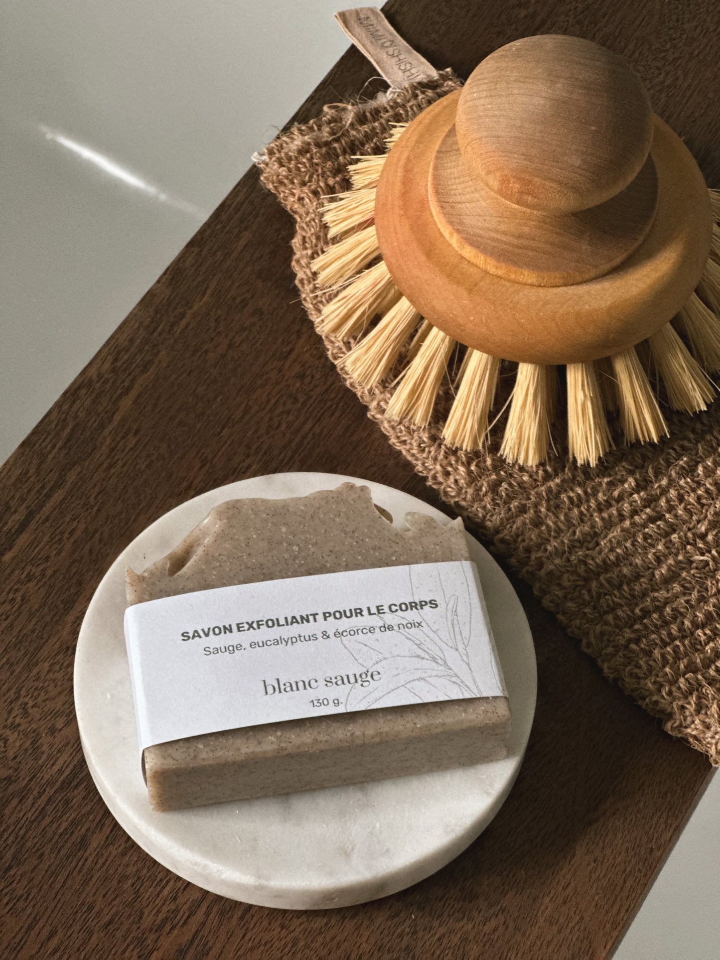 Savon exfoliant pour le corps