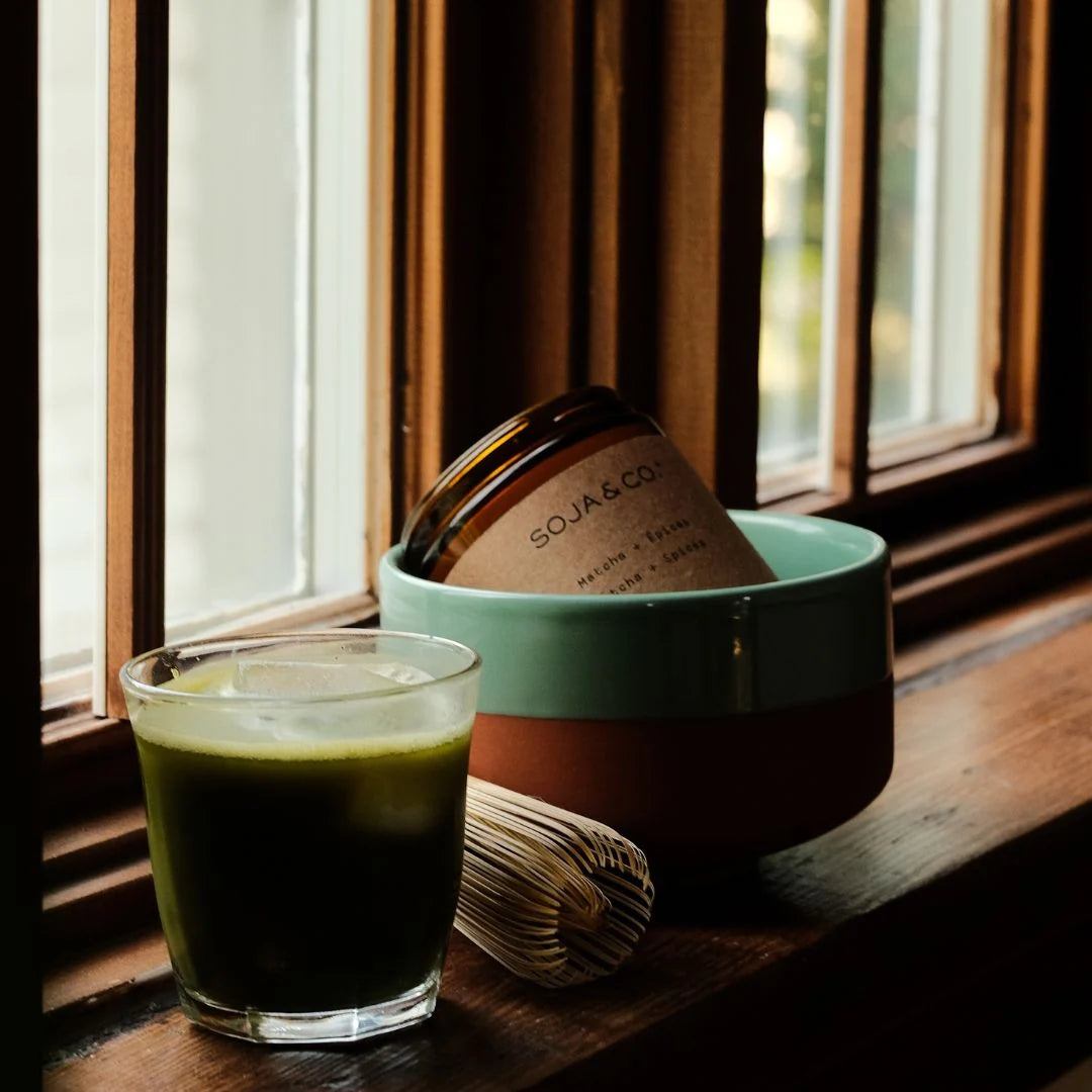 Bougie 8 oz | Matcha + Épices