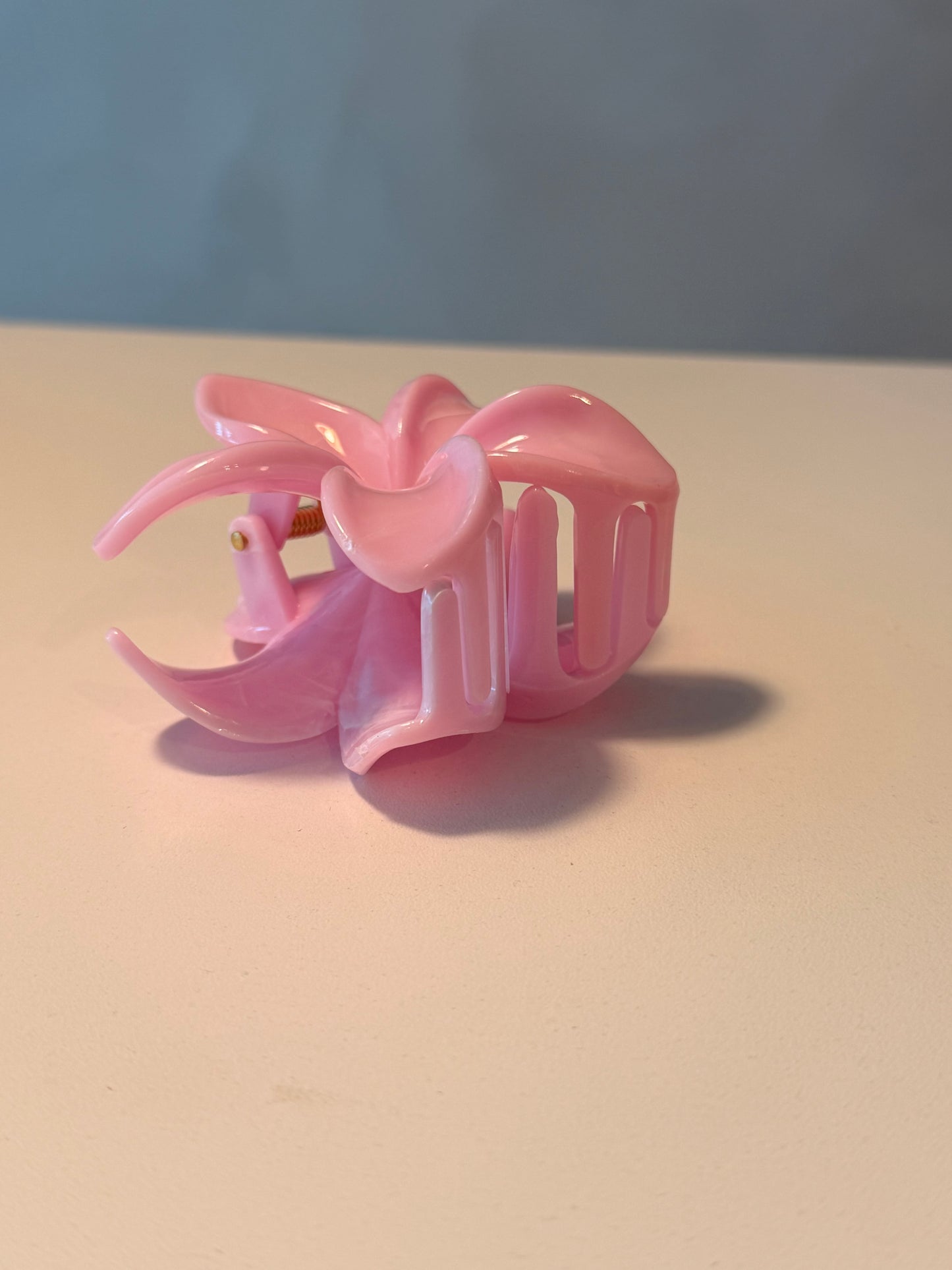 Pince à cheveux | fleur rose