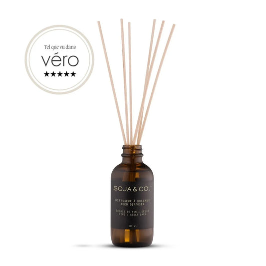 Diffuseur à roseaux | Écorce de pin + Cèdre