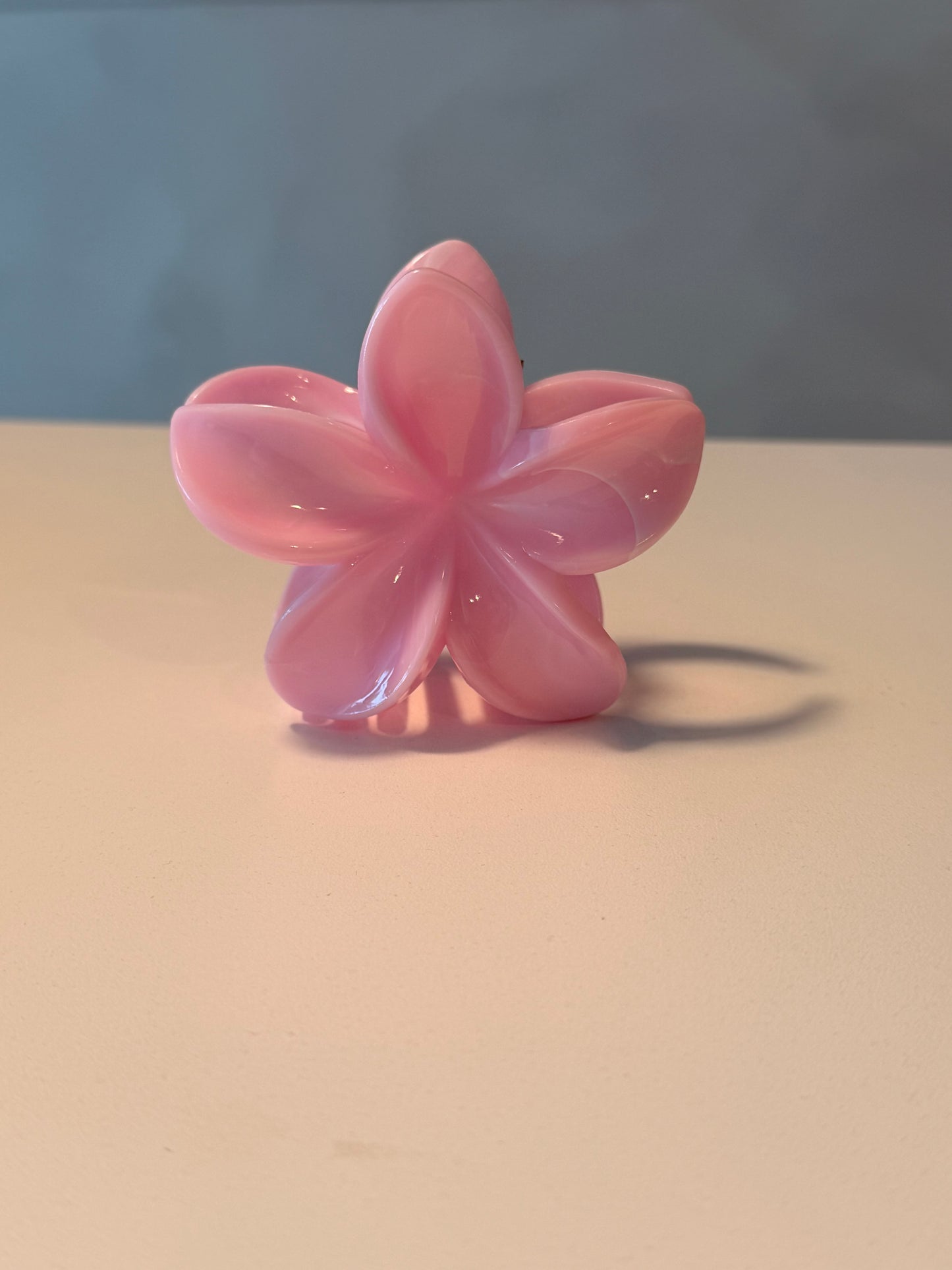 Pince à cheveux | fleur rose