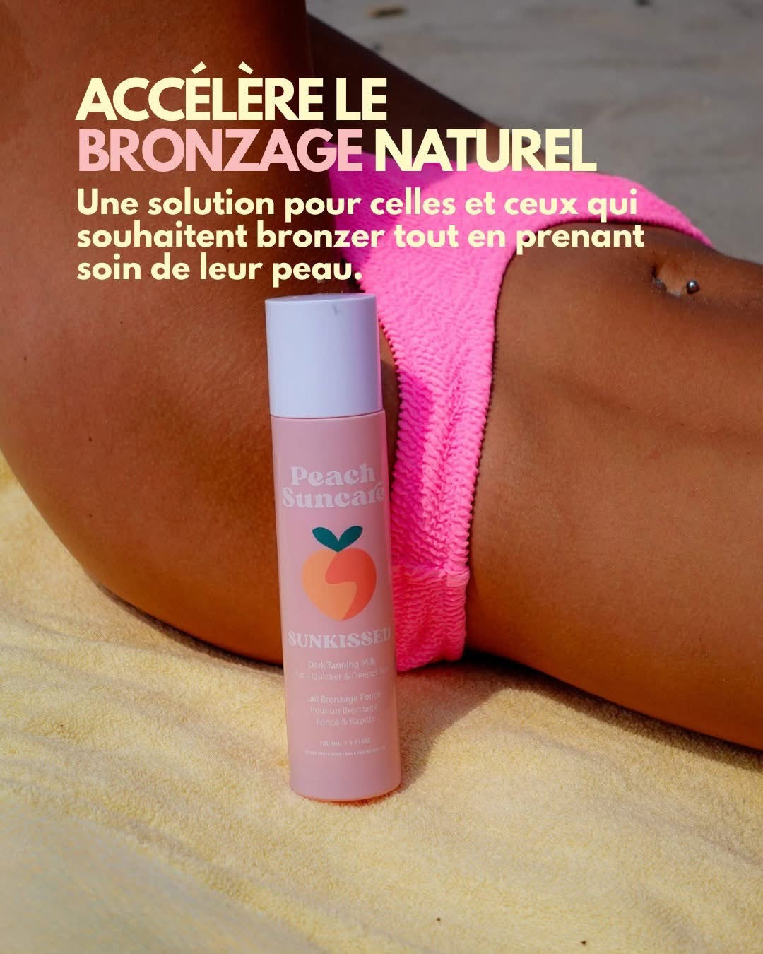 Lait accélérateur de bronzage