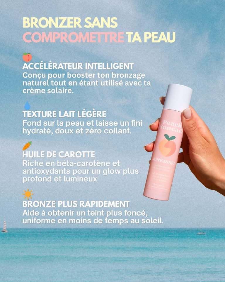 Lait accélérateur de bronzage