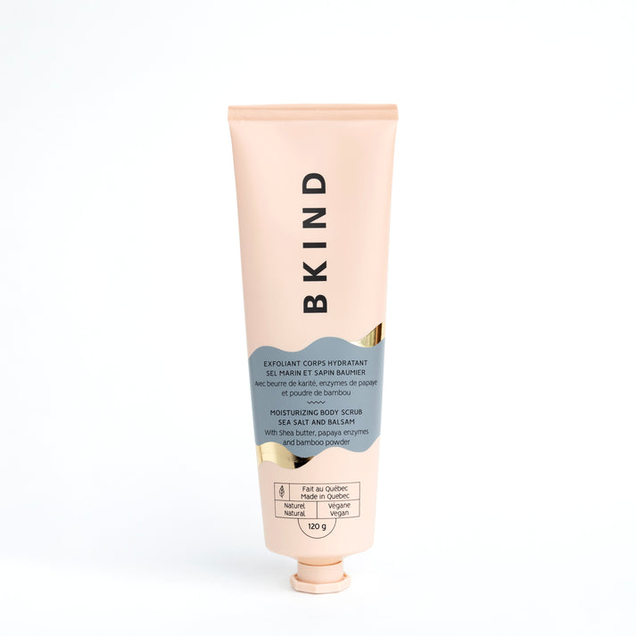 Exfoliant corporel hydratant - Sel marin et sapin baumier