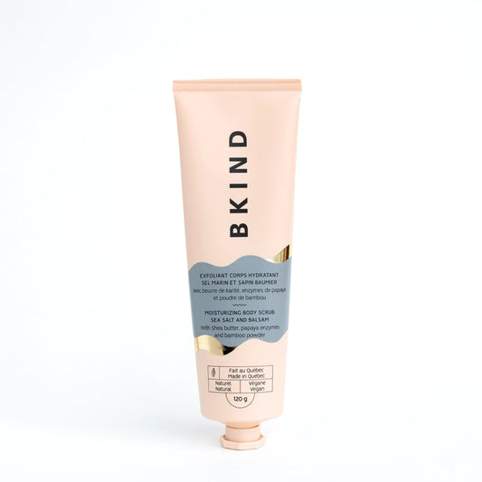 Exfoliant corporel hydratant - Sel marin et sapin baumier