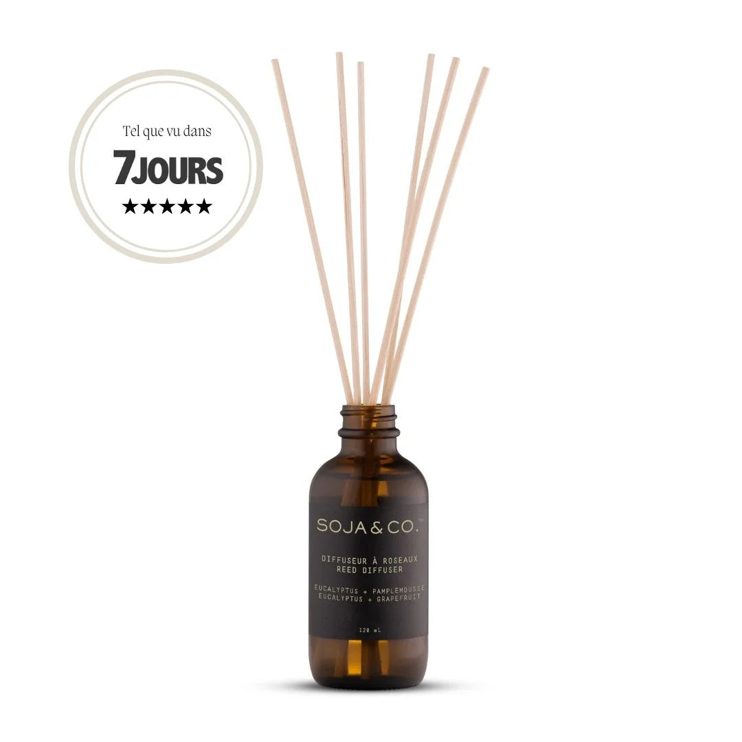 Diffuseur à roseaux | Eucalyptus & Pamplemousse