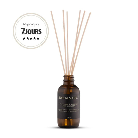 Diffuseur à roseaux | Eucalyptus & Pamplemousse