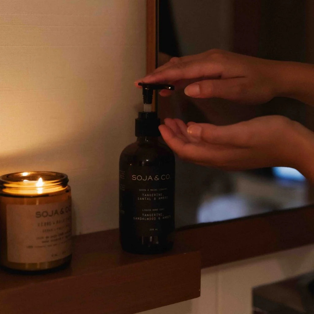 Savon à mains liquide | Tangerine, Santal & Ambre