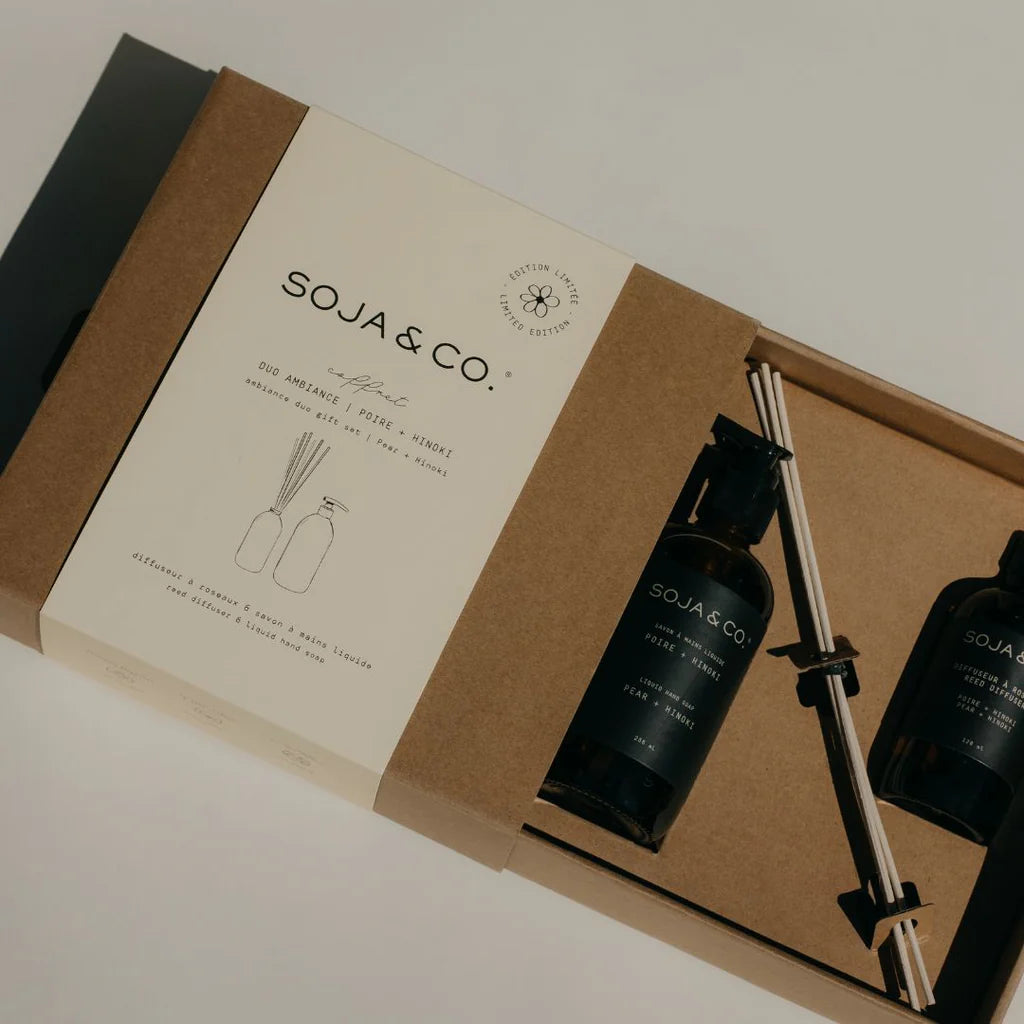 Coffret duo ambiance | Poire et Hinoki
