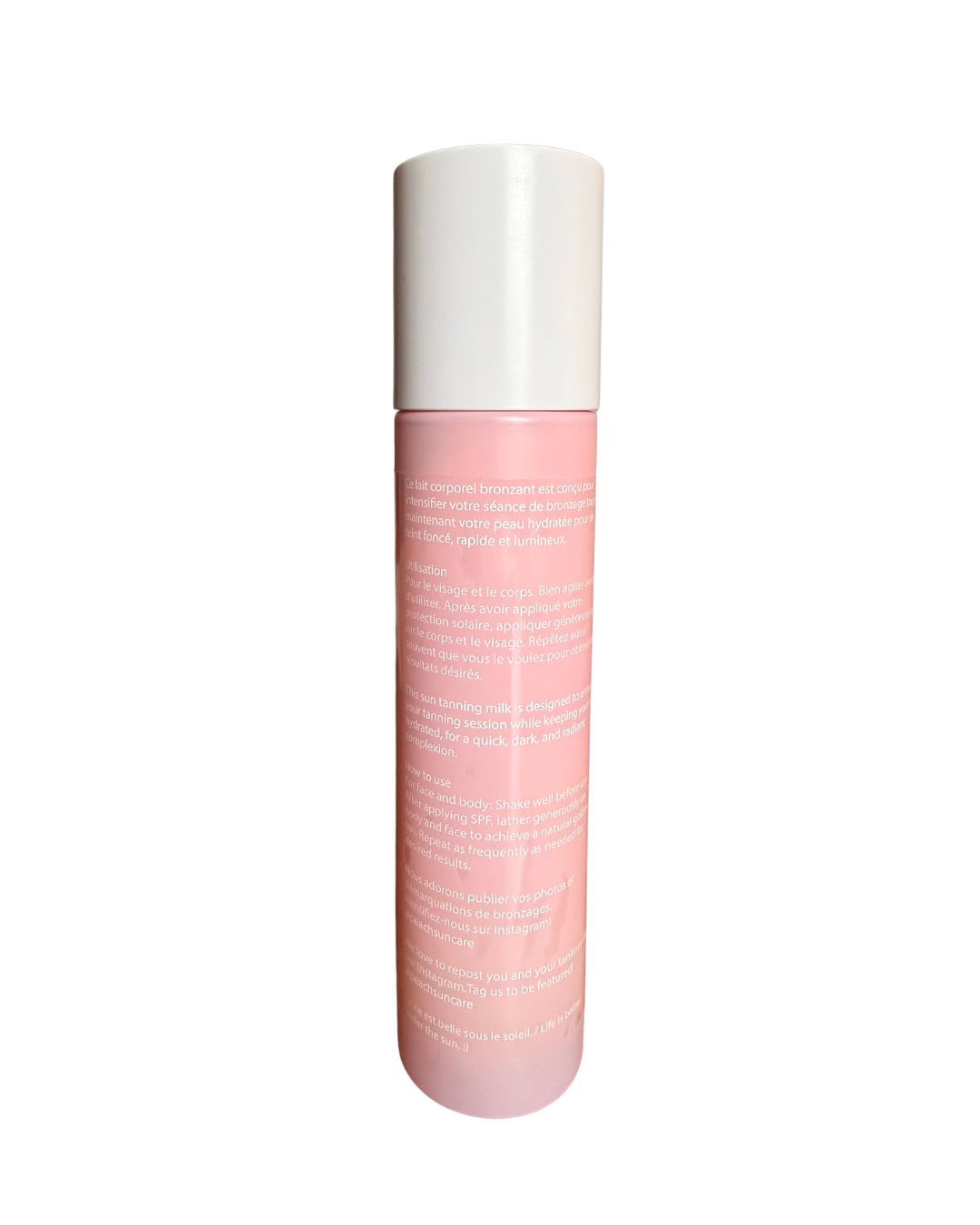 Lait accélérateur de bronzage