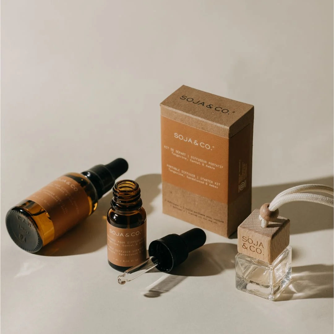 Diffuseur portatif - Tangerine, Santal & Ambre