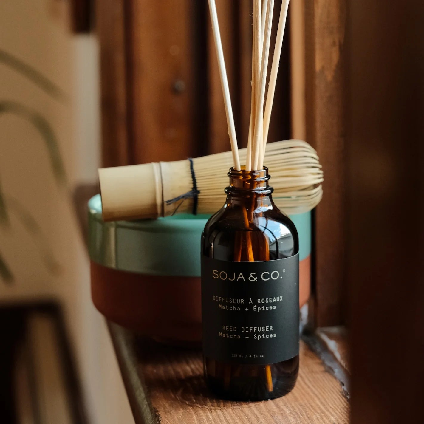 Diffuseur à roseaux | Matcha + Épices