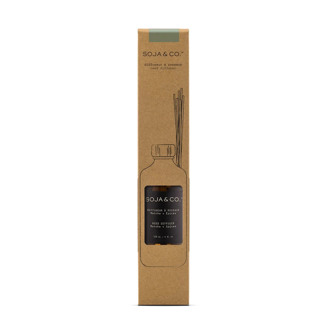 Diffuseur à roseaux | Matcha + Épices