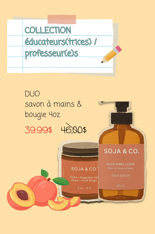 Duo savon à mains & Bougie 4oz