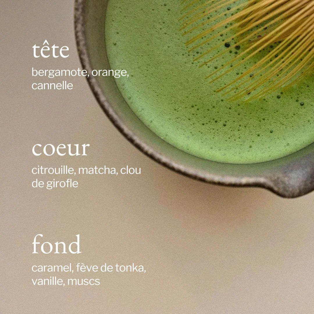 Bougie 8 oz | Matcha + Épices