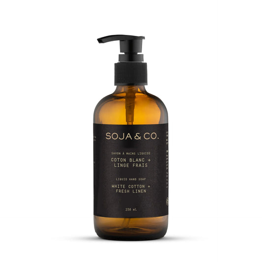 Savon à mains | Coton blanc + Linge frais